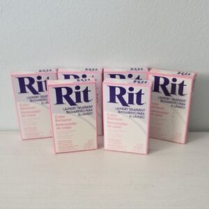 Lot Of 6 Boxes Rit Color Remover Laundry Treatment